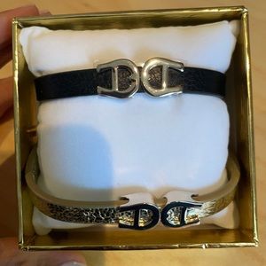 Aigner leather bracelets. Never worn!